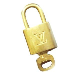 Louis Vuitton Authentic Padlock 1 Lock + 1 Key Set